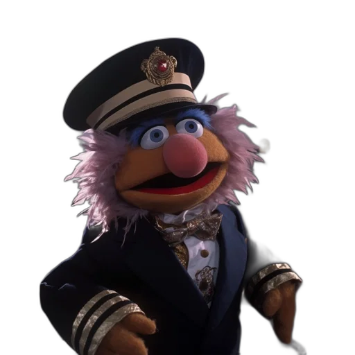 staff, animal, face, hat transparent PNG cut-out