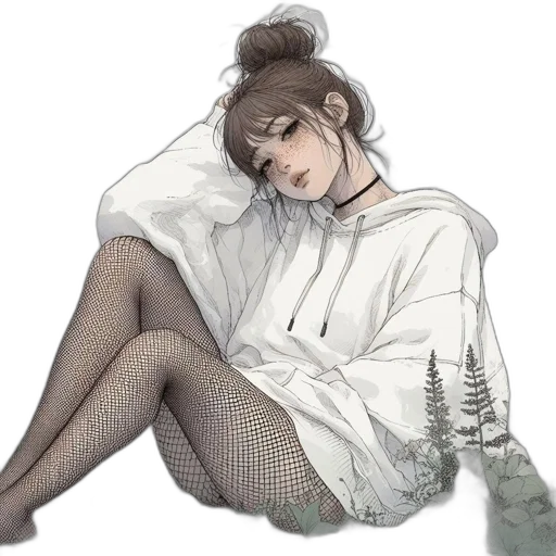 dress, jacket, concept art, watercolor transparent PNG cut-out