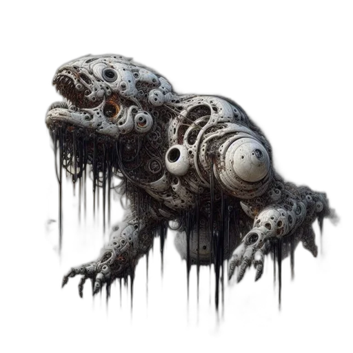 creature, robot, animal, dragon transparent PNG cut-out
