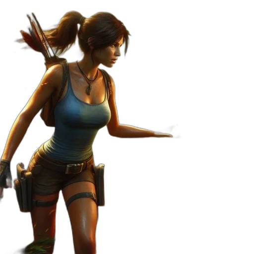 concept art, 3d render, fantasy art, tropical transparent PNG cut-out