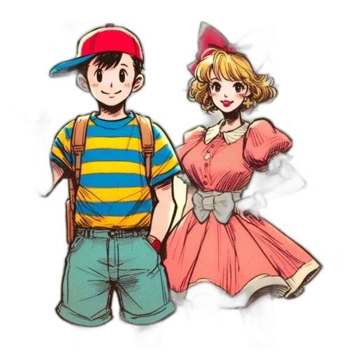 dress, hat, concept art, anime transparent PNG cut-out