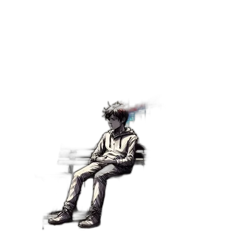 hat, robot, staff, jacket transparent PNG cut-out