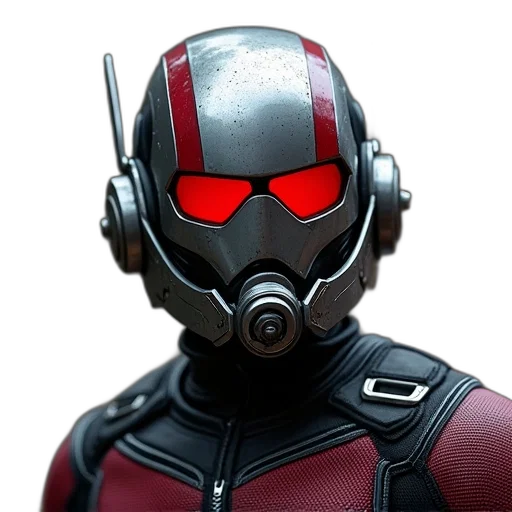 robot, mask, face, 3d render transparent PNG cut-out