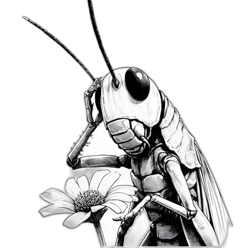 animal, robot, creature, flower transparent PNG cut-out