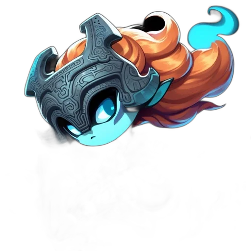 weapon, staff, mask, dragon transparent PNG cut-out