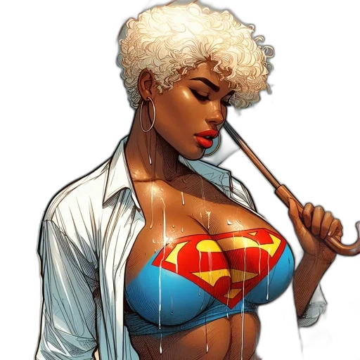 comic book art, concept art, cartoon, fantasy art transparent PNG cut-out