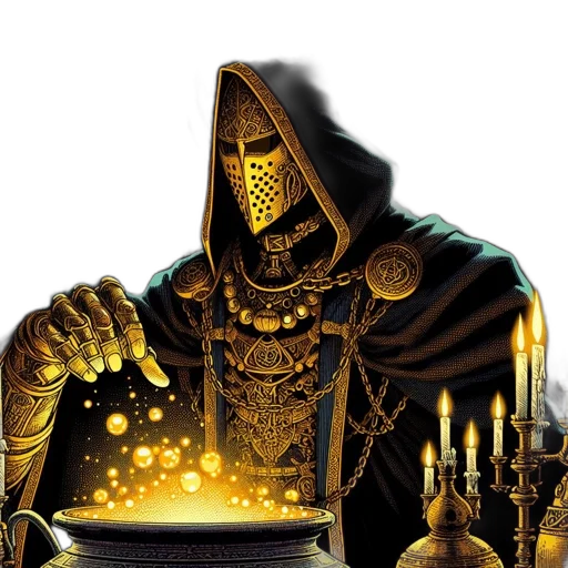 jewelry, staff, mask, concept art transparent PNG cut-out