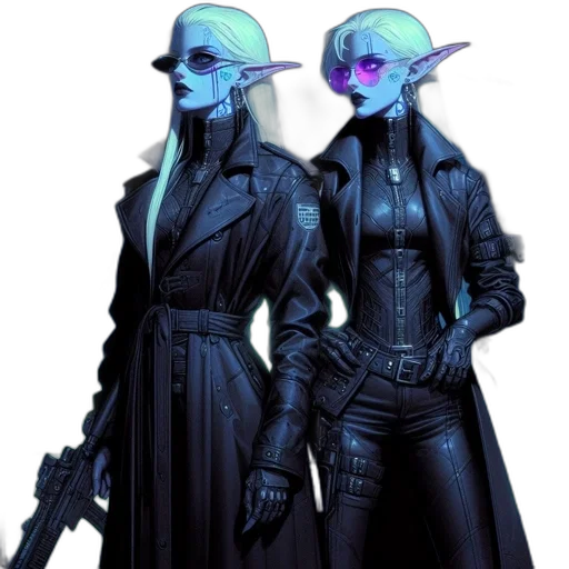 staff, concept art, fantasy art, cyberpunk transparent PNG cut-out