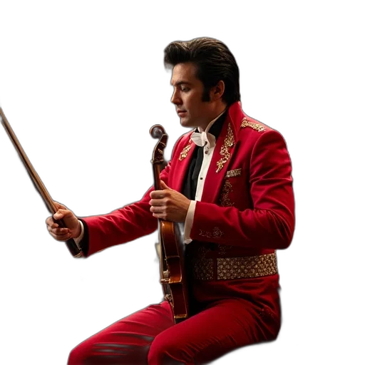 staff, jacket, sword, elvis transparent PNG cut-out