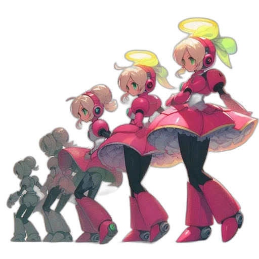 staff, robot, weapon, concept art transparent PNG cut-out