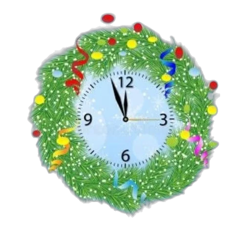 3d render, festive, christmas, wreath transparent PNG cut-out