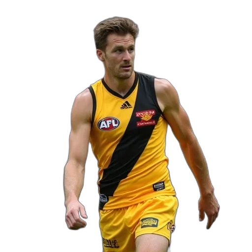 staff, yellow, black, afl transparent PNG cut-out