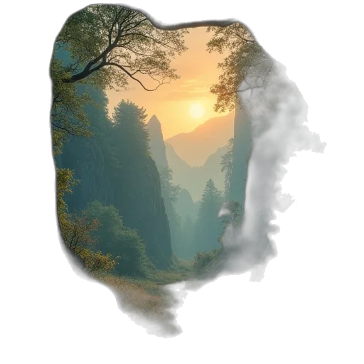 tree, mask, face, dragon transparent PNG cut-out