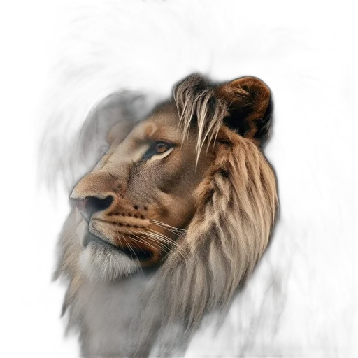 animal, face, crown, creature transparent PNG cut-out