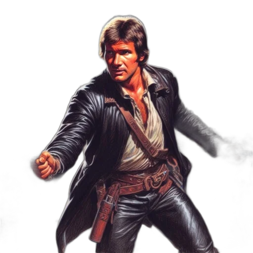 jacket, weapon, comic book art, concept art transparent PNG cut-out
