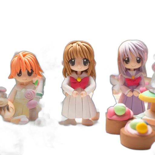 food, 3d render, concept art, anime transparent PNG cut-out