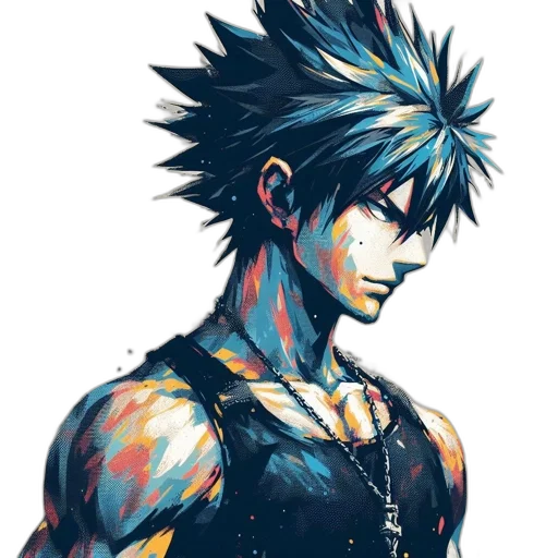 face, pixel art, comic book art, concept art transparent PNG cut-out