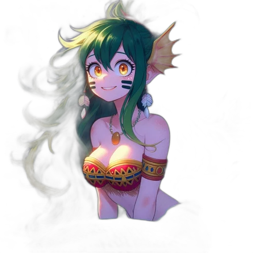 mask, dragon, creature, staff transparent PNG cut-out