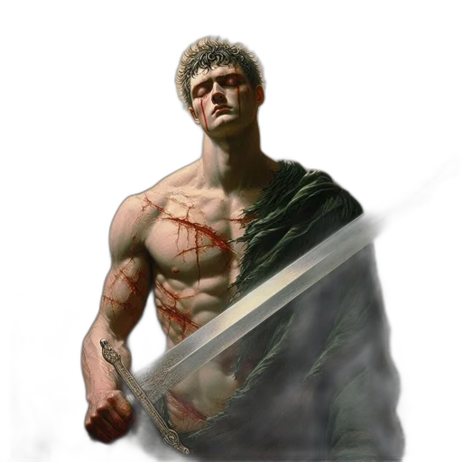 sword, weapon, concept art, fantasy art transparent PNG cut-out