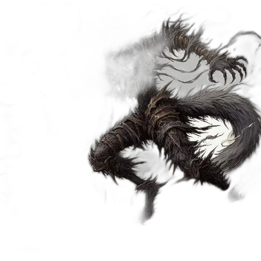 dragon, creature, mask, hair transparent PNG cut-out