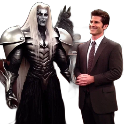 concept art, unusual, meeting, occurs transparent PNG cut-out