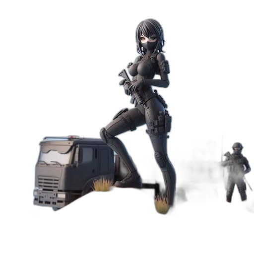robot, weapon, creature, car transparent PNG cut-out