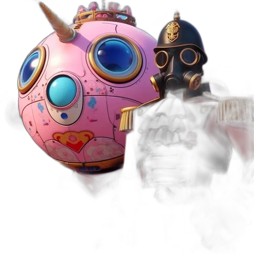 mask, robot, crown, weapon transparent PNG cut-out