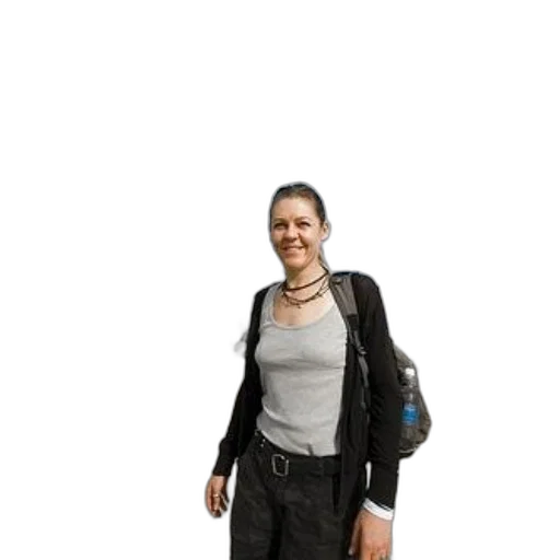 staff, jacket, 3d render, woman transparent PNG cut-out