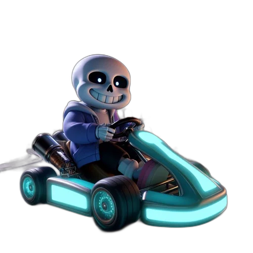robot, car, 3d render, concept art transparent PNG cut-out