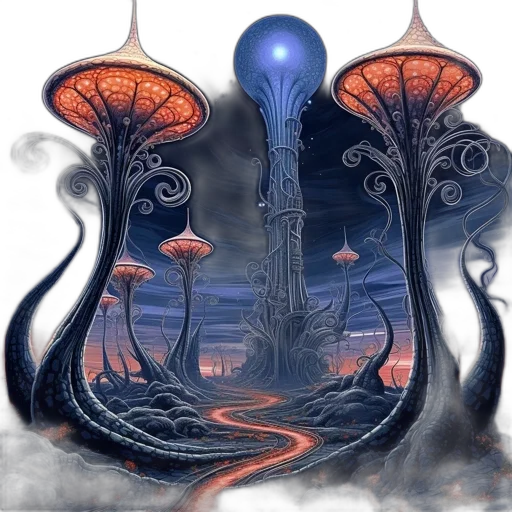 fantasy art, concept art, pixel art, watercolor transparent PNG cut-out