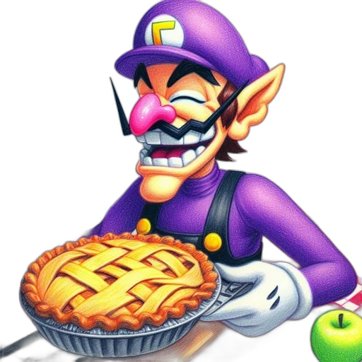 food, pixel art, 3d render, concept art transparent PNG cut-out