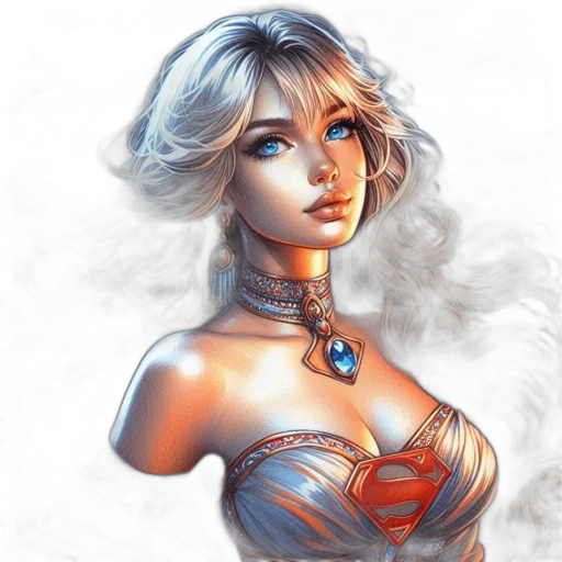 jewelry, dress, face, fantasy art transparent PNG cut-out