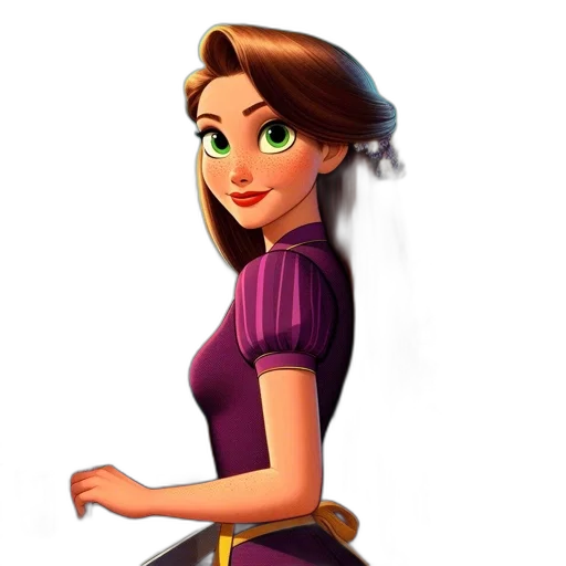 staff, dress, jewelry, face transparent PNG cut-out