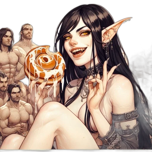 food, fantasy art, concept art, comic book art transparent PNG cut-out