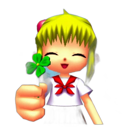 staff, flower, weapon, 3d render transparent PNG cut-out
