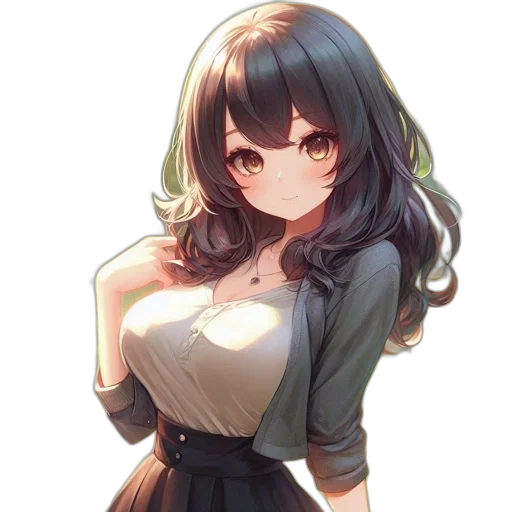 dress, staff, face, crown transparent PNG cut-out