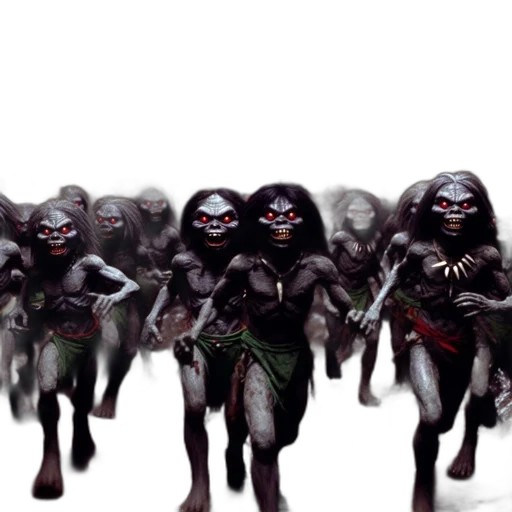 creature, mask, concept art, 3d render transparent PNG cut-out