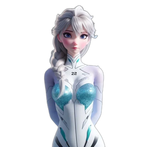 dress, robot, face, concept art transparent PNG cut-out