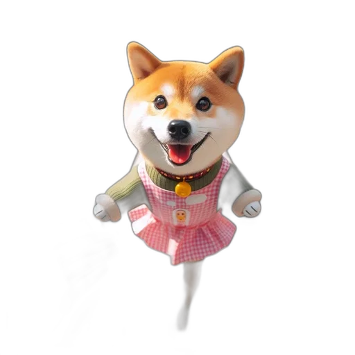 dress, animal, staff, creature transparent PNG cut-out