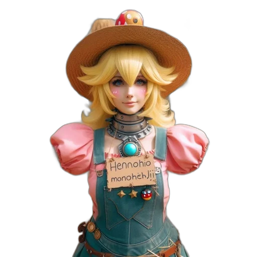 hat, weapon, staff, dress transparent PNG cut-out