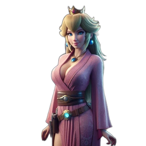 crown, dress, staff, weapon transparent PNG cut-out