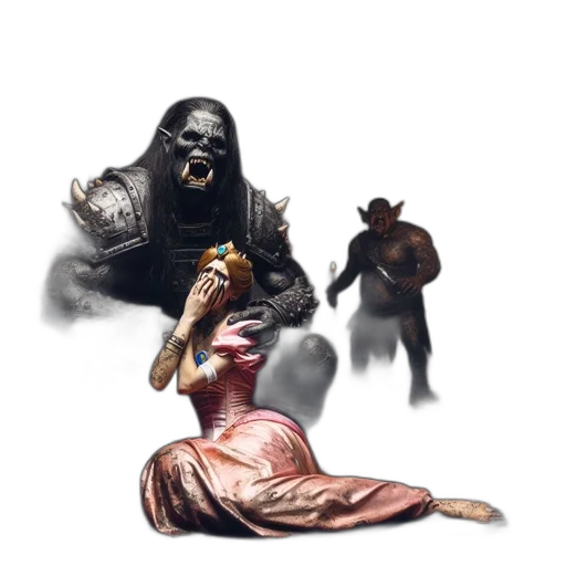 creature, dress, concept art, fantasy art transparent PNG cut-out