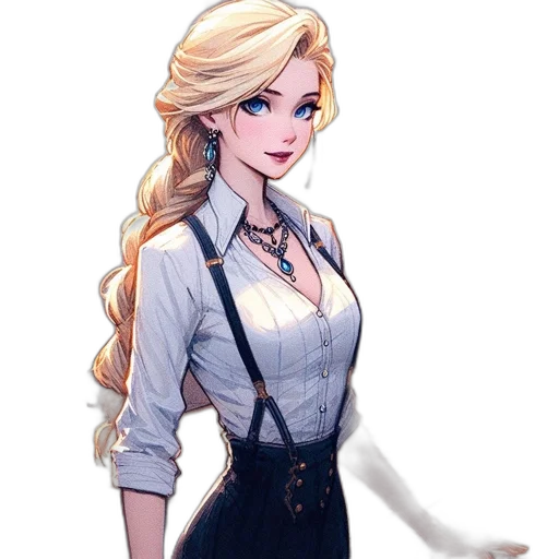 dress, staff, fantasy art, concept art transparent PNG cut-out