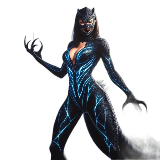 dress, creature, mask, concept art transparent PNG cut-out