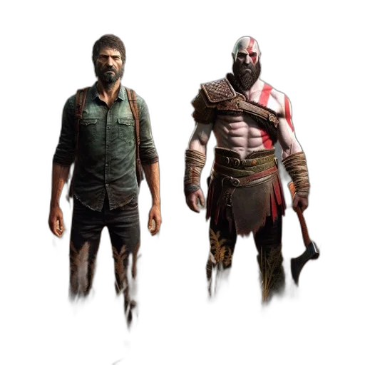 concept art, 3d render, fantasy art, pixel art transparent PNG cut-out