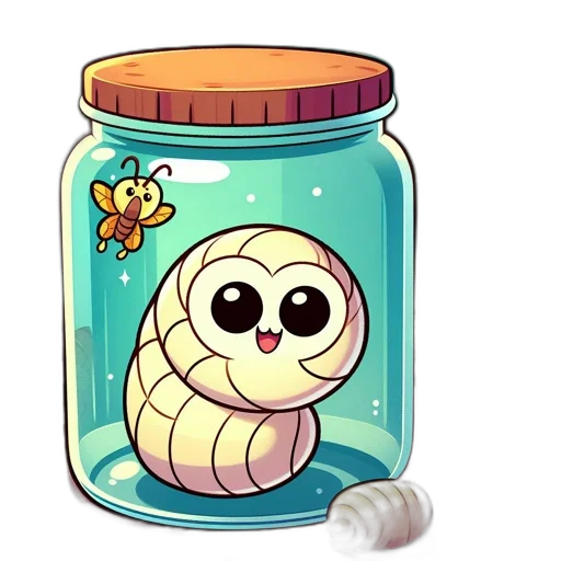 creature, animal, bottle, pixel art transparent PNG cut-out