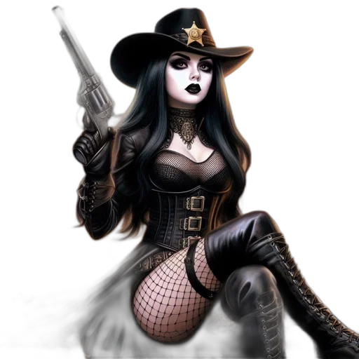 staff, weapon, hat, fantasy art transparent PNG cut-out