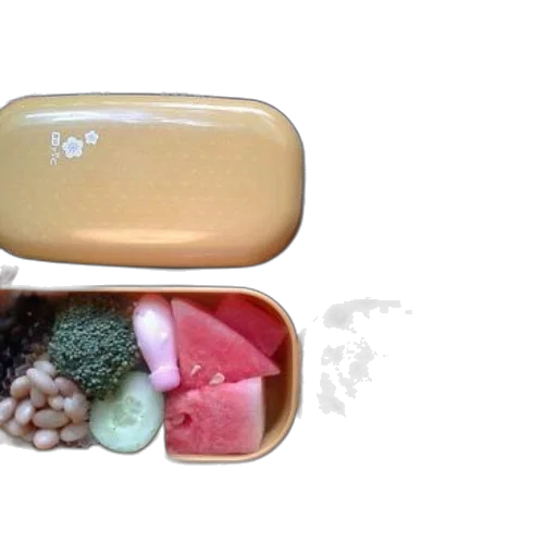 food, earth tones, pastel, bento transparent PNG cut-out