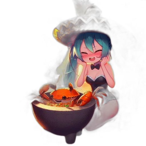 food, dragon, mask, creature transparent PNG cut-out