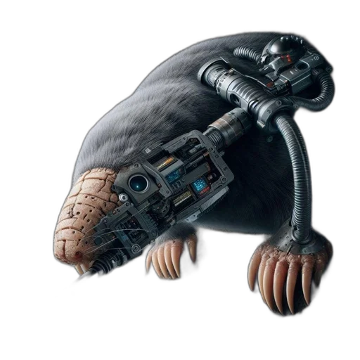 robot, creature, animal, weapon transparent PNG cut-out